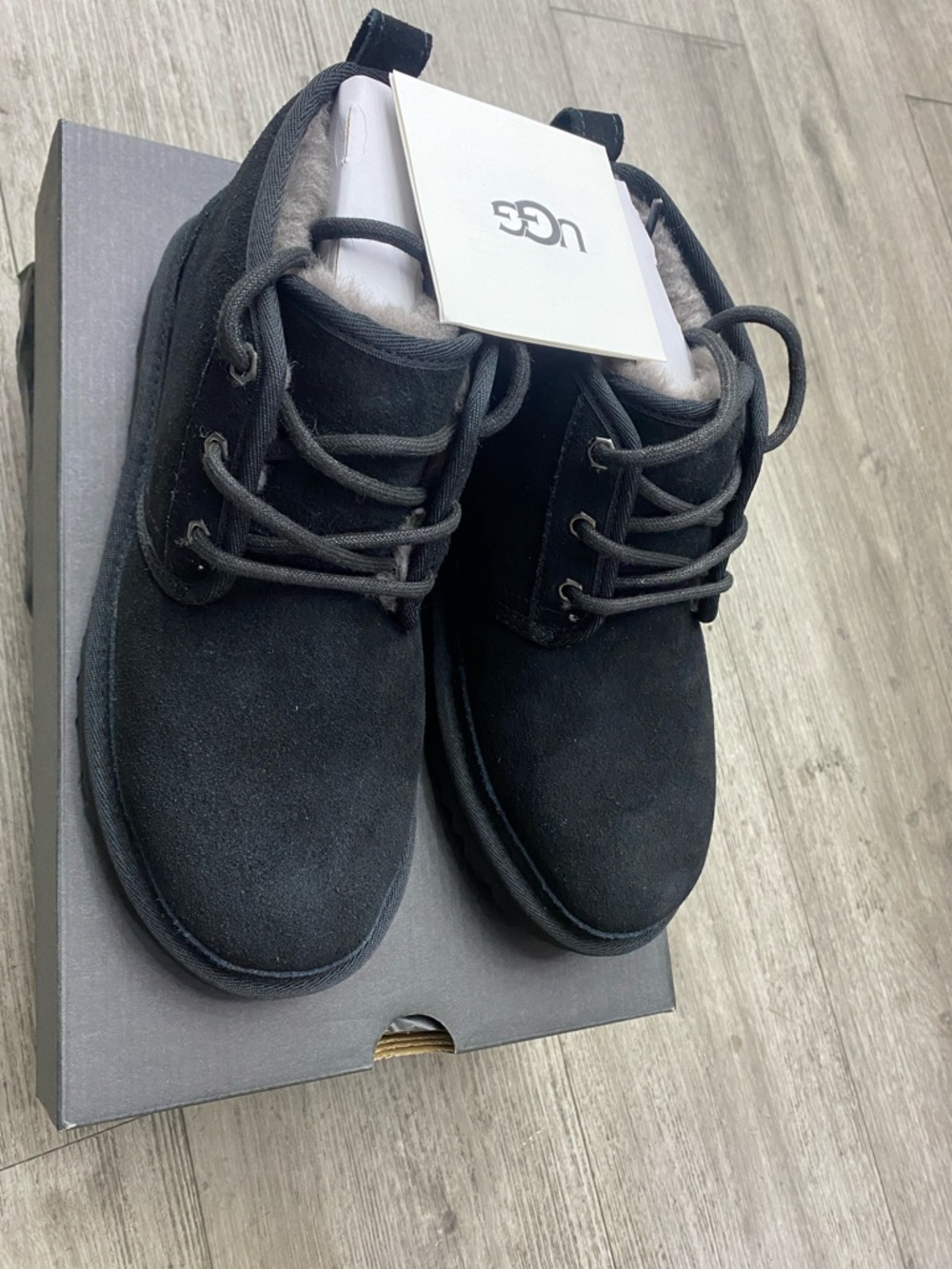 Neumel Black – Men’s Suede Chukka Boots – Casual Comfort